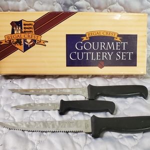 BB7 Vintage Regal Crest Stainless Steel Cutlery Set New In Original Pack